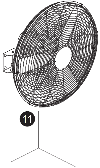 GLOBAL INDUSTRIAL 258321 Industrial Wall Fan - Fig 10