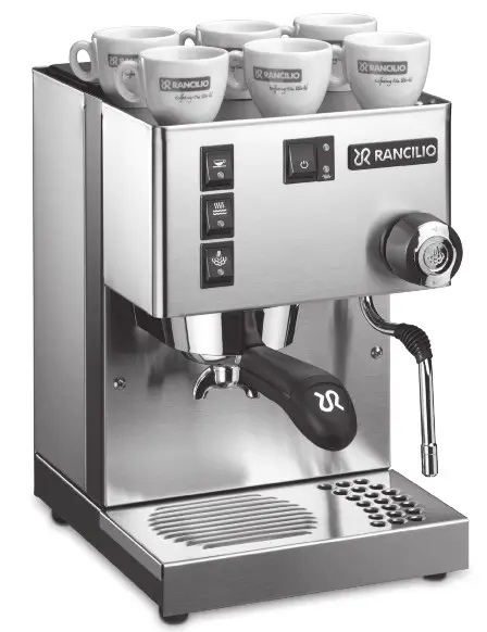RANCILIO Silvia Espresso Machine with Iron Frame - Cover