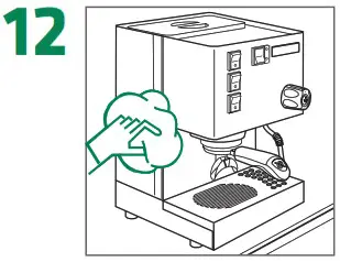 RANCILIO Silvia Espresso Machine with Iron Frame - Daily cleaning 12RANCILIO Silvia Espresso Machine with Iron Frame - Daily cleaning 12