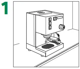 RANCILIO Silvia Espresso Machine with Iron Frame - Observe the notes on safety instructions 1