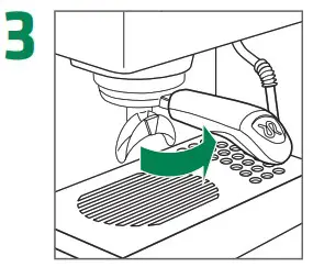 RANCILIO Silvia Espresso Machine with Iron Frame - Preparing coffee 3