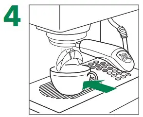 RANCILIO Silvia Espresso Machine with Iron Frame - Preparing coffee 4