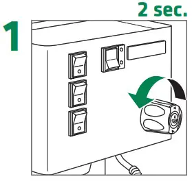 RANCILIO Silvia Espresso Machine with Iron Frame - Preparing hot water 1