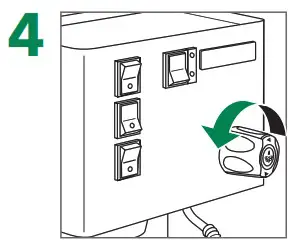 RANCILIO Silvia Espresso Machine with Iron Frame - Preparing hot water 4