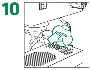 RANCILIO Silvia Espresso Machine with Iron Frame - Steam wand 10