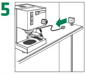 RANCILIO Silvia Espresso Machine with Iron Frame - Storing the machine 5