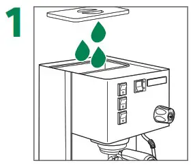 RANCILIO Silvia Espresso Machine with Iron Frame - Switch ON 1