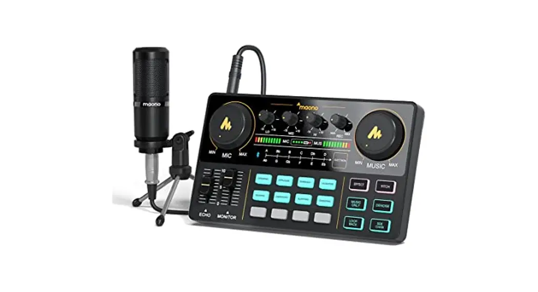 Maono Ame2 Portable Live Streaming And Podcast Console For Computer And Smartphone User Manual