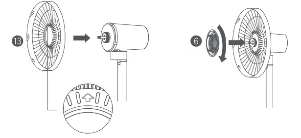xiaomi Mi Smart Standing Fan 1C 2 Lite - step 3