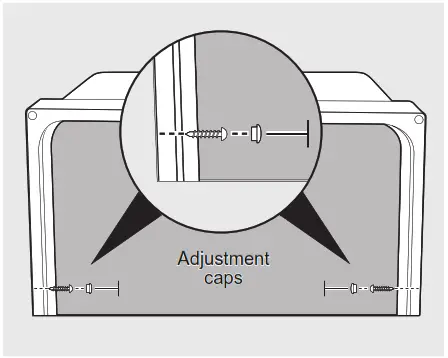 IKEA Villkorlig Dishwasher adjustment caps
