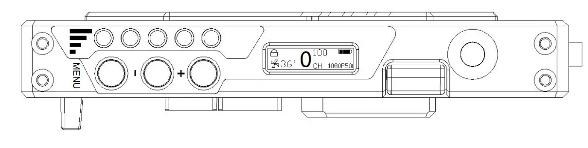 DWARF CONNECTION DC Link ULR1 Video Transmission System - RSSI Display