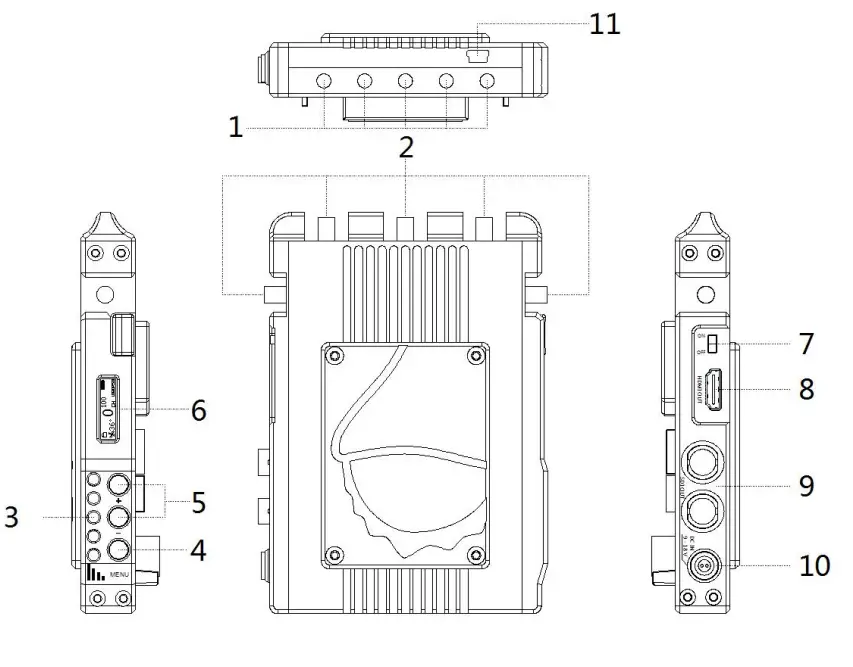 DWARF CONNECTION DC Link ULR1 Video Transmission System - Receiver