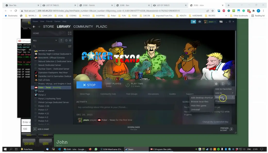 Poker Texas Mobile TV Games - manage