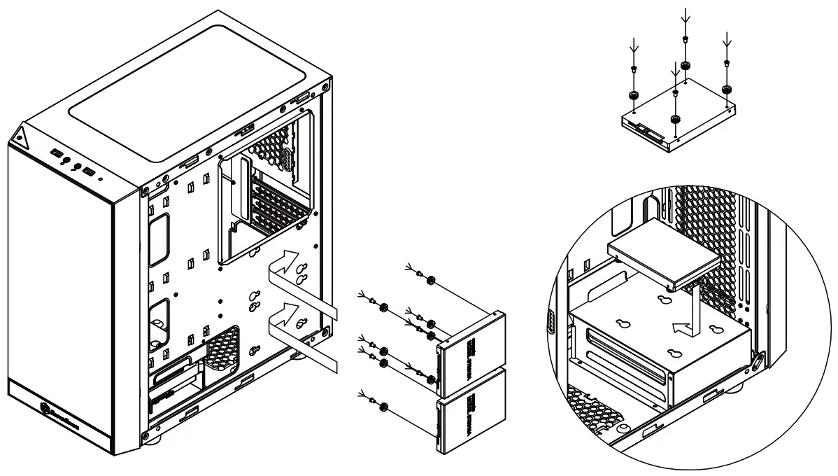 SILVERSTONE Affordable compact Micro-ATX - INSTALLATION 2