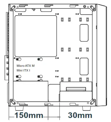 SILVERSTONE Affordable compact Micro-ATX - Power supply