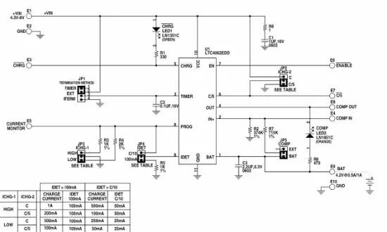 LINEAR-TECHNOLOGY-LTC4062 Single Cell Li-Ion Battery Charger-With-Comparator-FIG-2