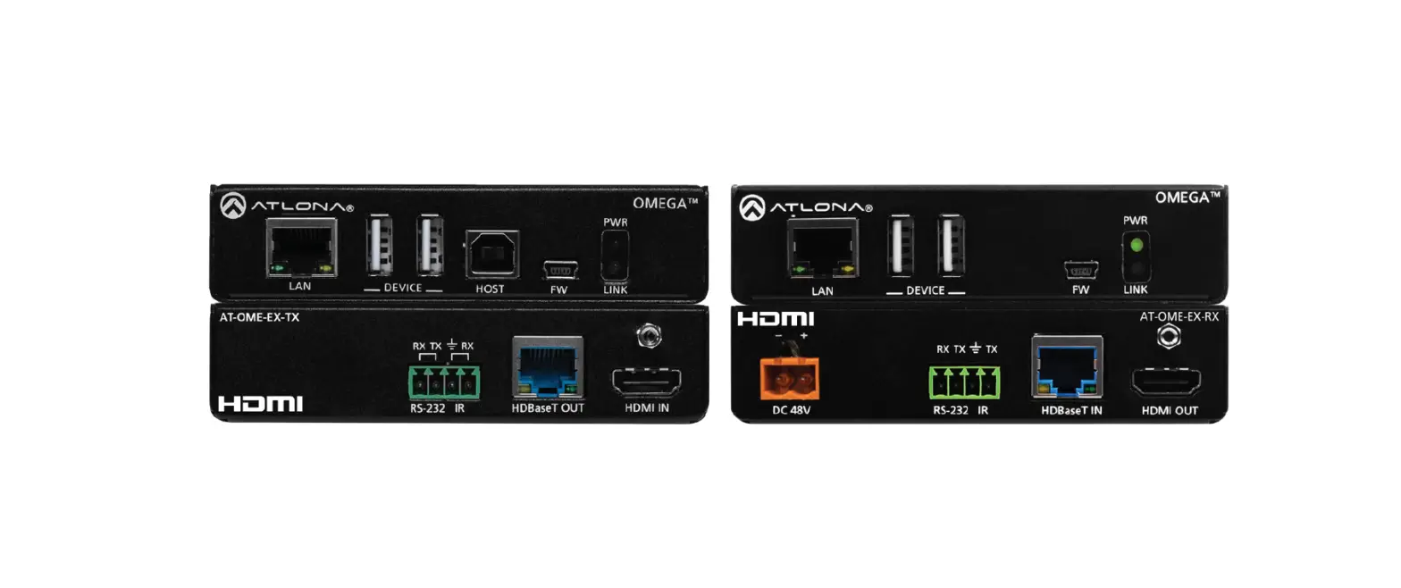 Atlona At-ome-ex-kit Omega 4k/uhd Hdmi/usb-over-hdbaset Lite Extender Kit Installation Guide Atlona At-ome-ex-kit Omega 4k/uhd Hdmi/usb-over-hdbaset Lite Extender Kit Installation Guide