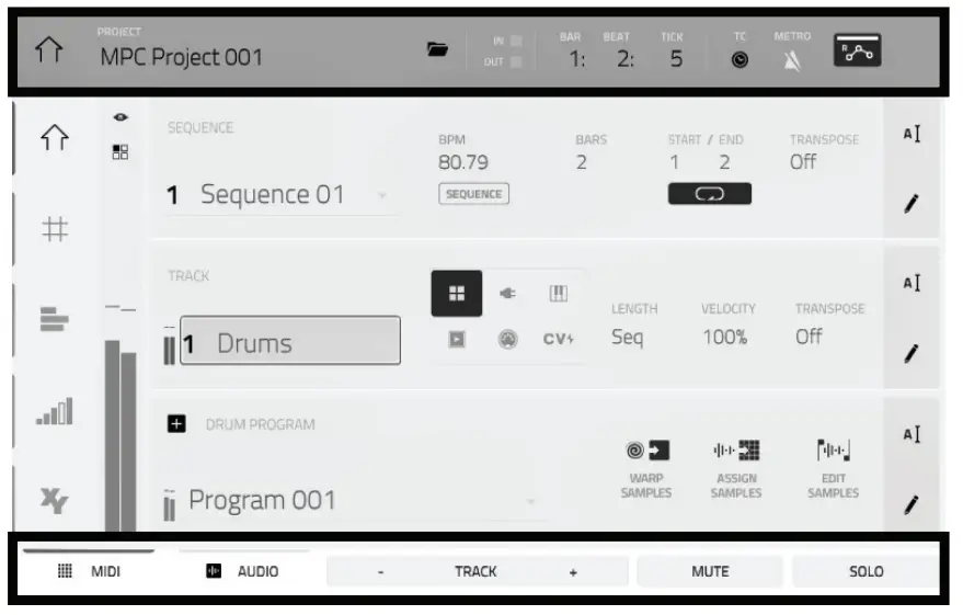 AKAI PROFESSIONAL 482641 MPC One Standalone Sampler and Sequencer - fig 2