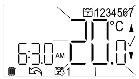 Drayton RF902 Wireless 2-Channel Programmable Thermostat - FIG 8