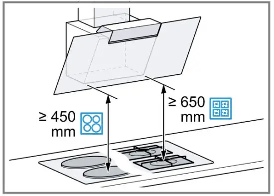 NEFF D85IEE1S0B Wall Mount Cooker Hood - figure 4