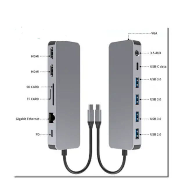 MOKiN-FE-USB-432-USB-3-Type-C-Docking-Station-Hub-w-2-HDMI-4K-VGA-PD-and-4-Ports-1