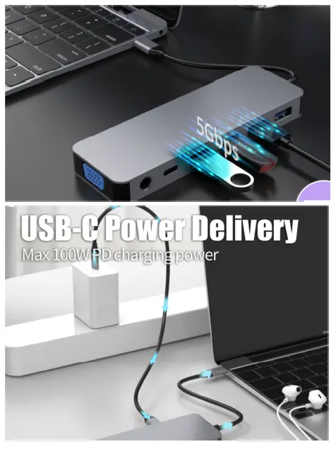 MOKiN-FE-USB-432-USB-3-Type-C-Docking-Station-Hub-w-2-HDMI-4K-VGA-PD-and-4-Ports-4