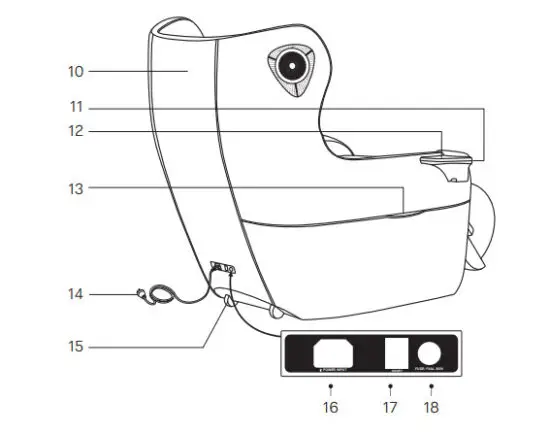 Massaggio Ricco Massage Chair - components 2