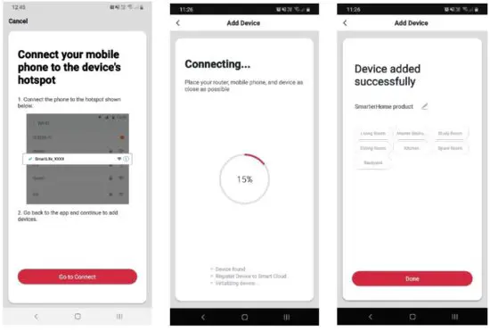 FIG 18 Using AP Mode to add device