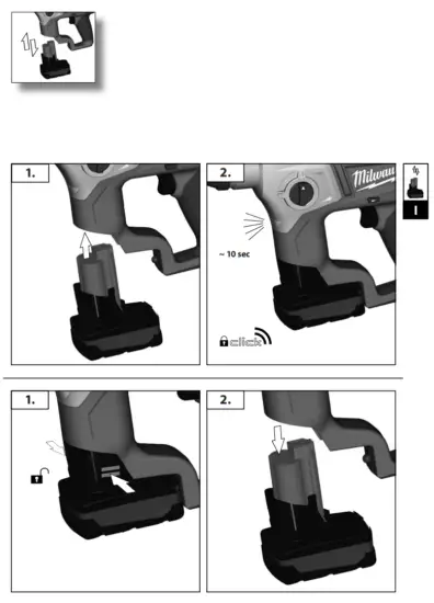 milwaukee M12 CH Compact SDS Hammer - Fig1