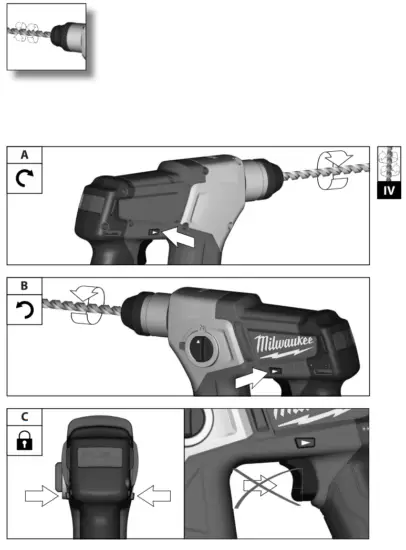 milwaukee M12 CH Compact SDS Hammer - Fig5