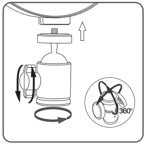 ZEBRONICS ZEB RL10 Self Ring Light with Tripod - Fig 6
