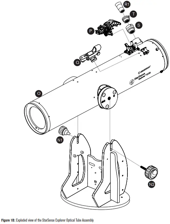 CELESTRON 22470 Starsense Explorer 8 Inch Dobsonian Telescope-4
