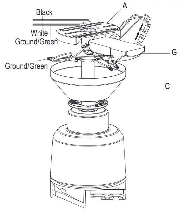 HOMEDEPOT 56054 Delmore 60 Inch Ceiling Fan - figure 11