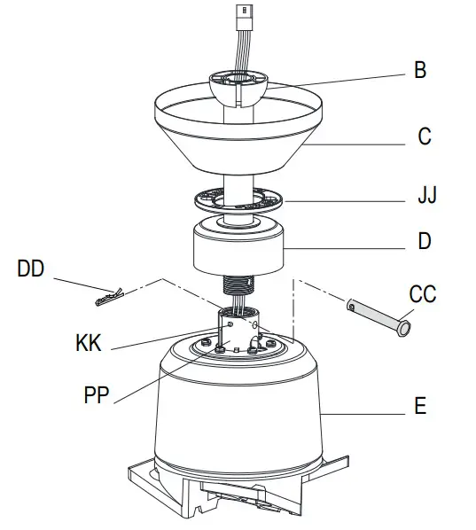 HOMEDEPOT 56054 Delmore 60 Inch Ceiling Fan - figure 8