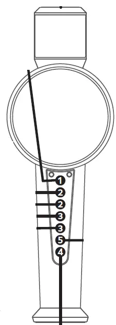 SMM548 US IM Singing Machine Karaoke Machine Microphone 3