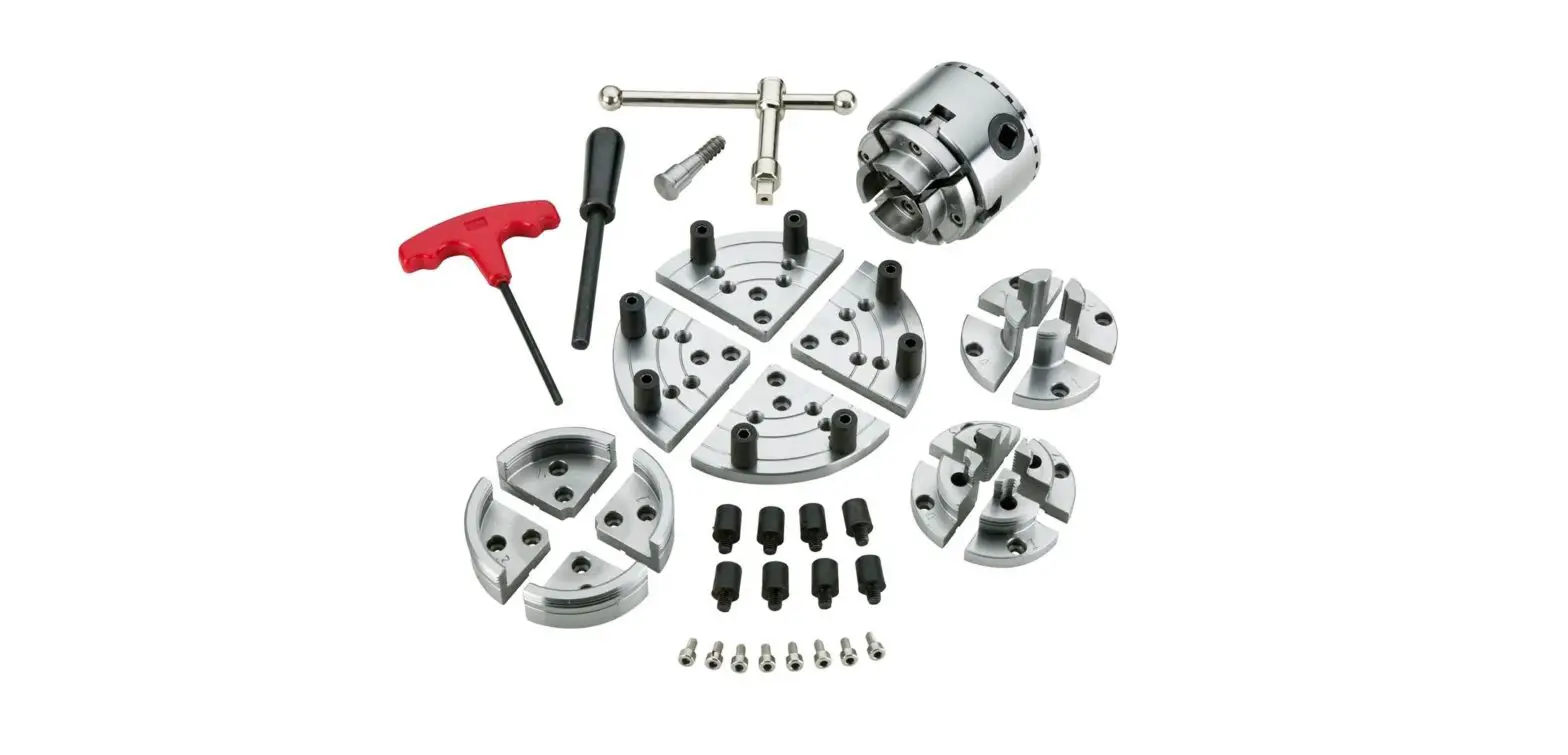 Grizzly T10808 Wood Lathe Chuck Set Instructions