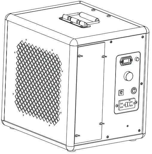 PuriSystems HEPA 600 UVIG Air Scrubber with 5 stage