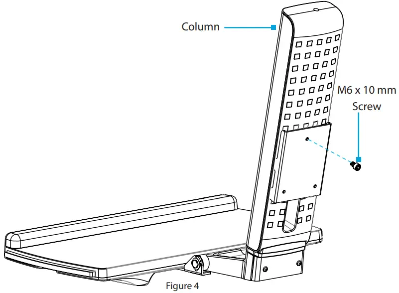 StarTech WALLSTS1 Sit Stand Desk Wall Mount - fig11