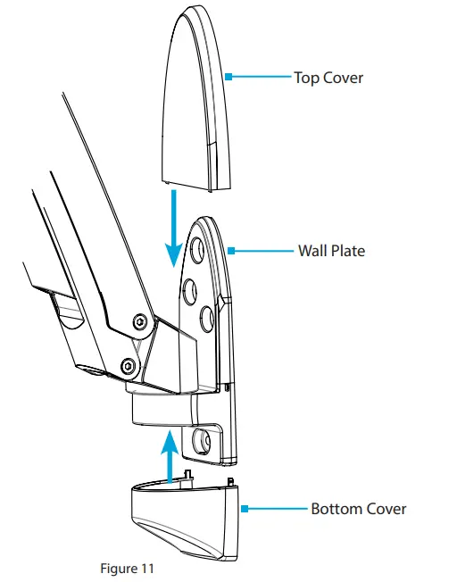 StarTech WALLSTS1 Sit Stand Desk Wall Mount - fig18