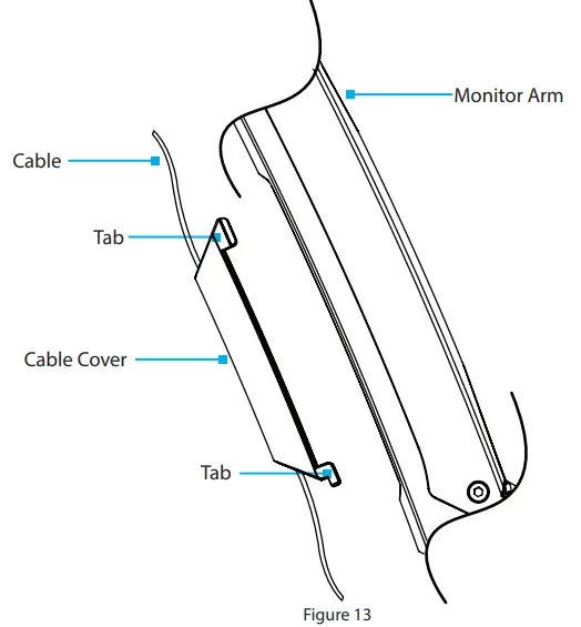 StarTech WALLSTS1 Sit Stand Desk Wall Mount - fig20