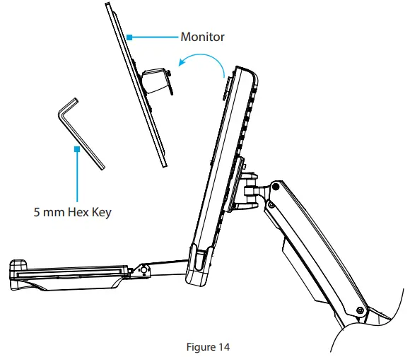 StarTech WALLSTS1 Sit Stand Desk Wall Mount - fig21