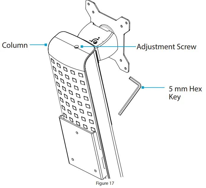 StarTech WALLSTS1 Sit Stand Desk Wall Mount - fig24
