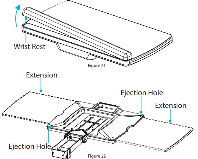 StarTech WALLSTS1 Sit Stand Desk Wall Mount - fig28