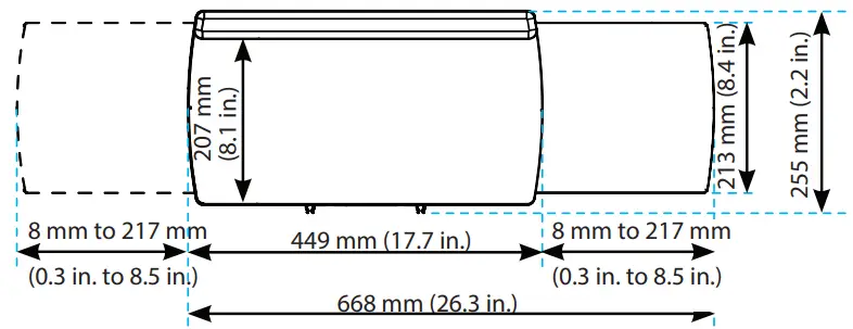 StarTech WALLSTS1 Sit Stand Desk Wall Mount - fig5