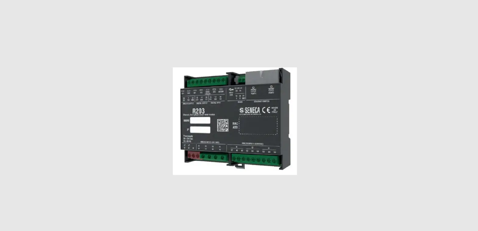 Seneca R203 Energy Power Meter Instruction Manual Seneca R203 Energy Power Meter Instruction Manual