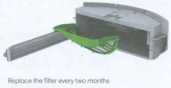 iRobot R694020 Roomba 694 Robot Vacuum Cleaner - filter against