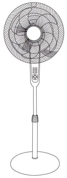 air choice 16 Convertible Fan with Remote Contro -