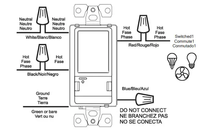 SWiDGET S16001WA Single Pole Three Way Switch - Figure 1