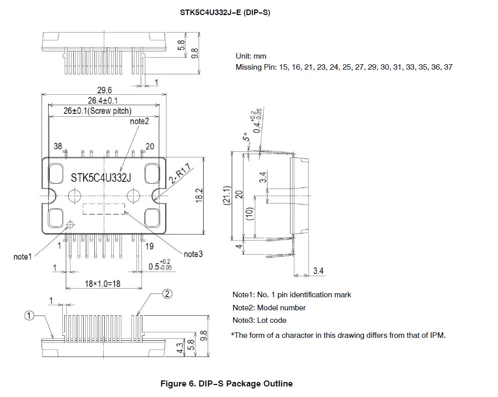 ON Semiconductor STK5x4U3xx Compact IPM Series EVB Evaluation Board FIG 5