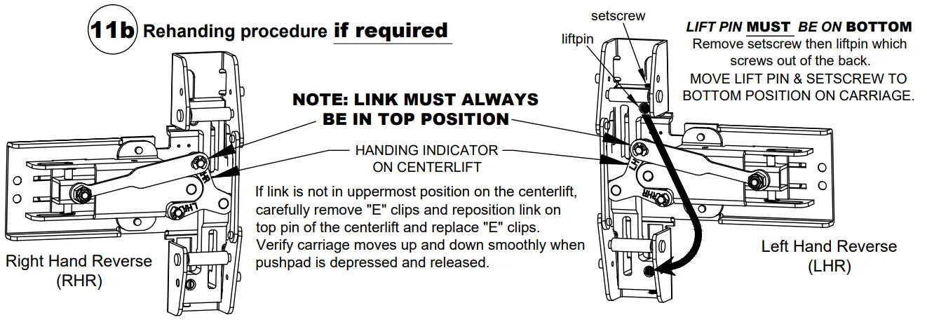 DETEX 105280 Concealed Vertical Rod Exit Device - HANG DOOR
